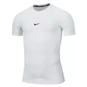나이키 프로 드라이 타이트 탑 반팔티 FB7933 100남성 남자 라운드 반팔 트레이닝 운동 스포츠 레져용 로고