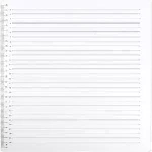 신조듀즈 1 PCS 직선 스텐실 11.7 ×8.1 투명 플라스틱 간격 선 그리기 캘리그라피 측정 자 템플릿 봉투