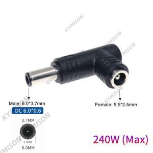 5.5x2.5mm ~ 6.0x3.7mm DC 전원 어댑터 변환기 ASUS i5 i7 R7 R9 게임북 용 240W 노트북 충전기 커넥터
