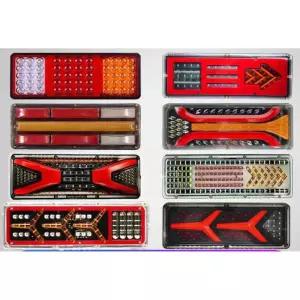 트럭 브레이크등 트레일러 LED 24V 램프 테일 데루 세트