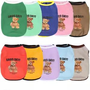 Ittokis 10팩 강아지 쿨링 셔츠 통기성 즉석 조끼 여름 옷 고양이 2XL 경량화