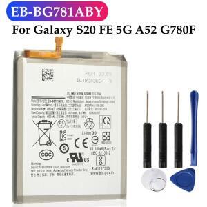 삼성 갤럭시 S20 FE 5G A52 G780F 용 교체 배터리 EB-BG781ABY 4500mAh