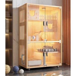 캣빌라 놀이터 고양이 캣타워 애완 참조) 빌라 나무모양 고양이아파트 뚱냥이 노묘 호텔장