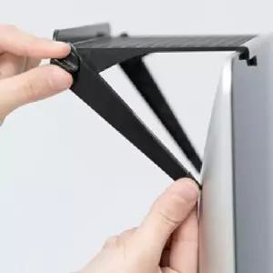 모니터 걸이식 수납선반 1개컴퓨터받침대 거치대 셋탑박스 리모컨정리 윗선 티비윗 셋톱 리모콘