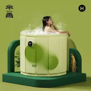 올원픽 반식욕기 조립식 1인 이동 욕조 사우나 가정용