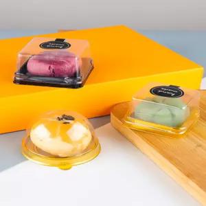 화과자 케이스 떡 월병 용기 원형 돔 모찌