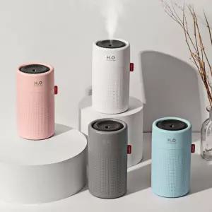 파스텔 무선 LED 라이트 무드등 가습기 750ml 사무실 탁상용 차량용 심플가 침실 소형 저소음 대용량 미니