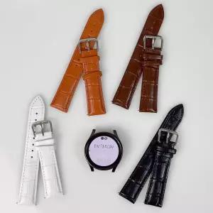 엔터콘 갤럭시워치 악어 가죽 스트랩 밴드6 5트랩 4트랩 프로클래식 클래식줄 크로코다일