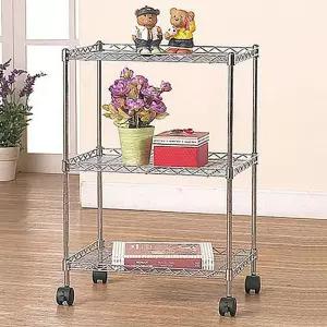 세강매탈랙12.7파이 3단450 메탈선반 수납장전시대 진열대 진열장 다용도 고릴라 적재형 철재다이 팬트리