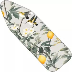 레몬 나무와 벌새 무늬 누소빌라 다림질 보드 커버 15x54인치 폴리에스터 주방 아침 식사 공간 밝은