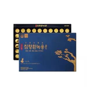 침향환 녹용골드 플러스 홍삼 황금 차가버섯 60환