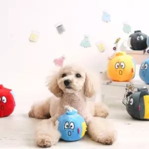 강아지 폭탄 애견 간식 놀이 노즈워크L (1팩 4ea)스낵볼장난감 분리불안 스트레스해소 간식볼 스낵볼