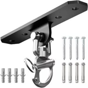 Yes4All 펀칭 백 행거 무거운 가방 짐 스윙 사다리꼴 해먹을 위한 4개의 스냅 훅이 있는 스테인리스 스틸