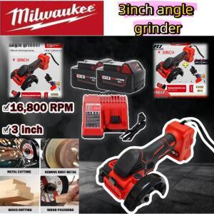 밀워키 3인치 미니 앵글 그라인더 무선 절단 연마 연삭기 18V 배터리용 컷오프 도구