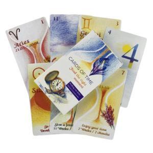 시간의 카드는 올바른 순간을 찾습니다. 오라클 운세 데크 영어 비전 에디션 타로 보드 파티를 위한 게임