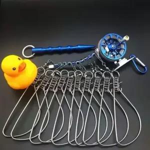 낚시꿰미 물고기살림망 부력와이어 민물 살림망