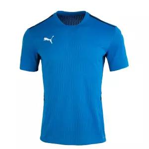 푸마 팀컵 저지(70438602)블루반팔티 스포츠셔츠 반팔 라운드 남성 남자 캐주얼 셔츠