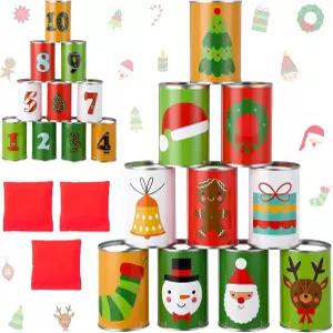 하이드렌 13개 크리스마스 카니발은 빈백 던지기 게임으로 생일 가족 축제 휴일 홈스쿨링 뒷마당 실내