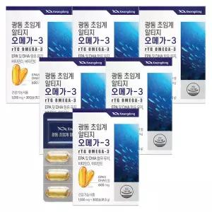 광동 알티지 오메가3 비타민E 30캡슐 6박스 6개월분 비타민D 저온 초임계 추출공법 2251968 광동생활건강 J