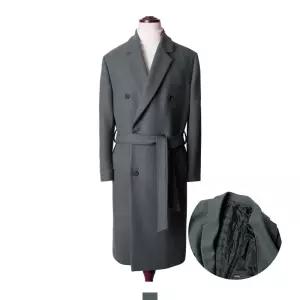 남성 로브 울 더블코트 소라그레이컬러 Hix3+2SAe