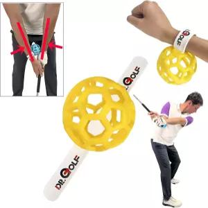 골프 스윙 트레이너 보조 도구 및 치킨 윙 교정 정확도 향상을 위한 특허받은 트레이닝 볼 남녀를 PGA 권장