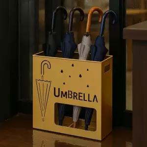 설렘하우스 비오는날 업소용 우산꽂이 22구 매장 카페 병원 대용량 철제 입간판우산꽂이 골드