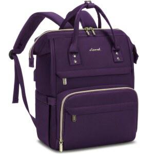 [미국배송] LOVEVOOK 여성용 15.6인치 노트북 백팩 교사용 간호사 가방 여행용 방수 작업 통근 대학