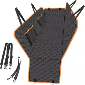 반려견용 푸물룰루 반려견 카시트 커버 뒷좌석용 100 방수 반려동물 시트 자동차 세단 SUV 및 트럭-퍼피