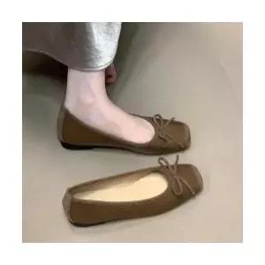 여성 플랫 프렌치 단화 토오픈 슈즈 로퍼 MODU5