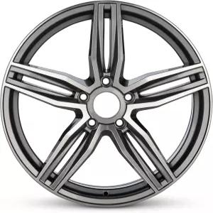 로마 베놈 19인치 5 x 120 볼트 패턴 35mm 오프셋 72.6mm 허브 - 광택 기계 면 합금 림