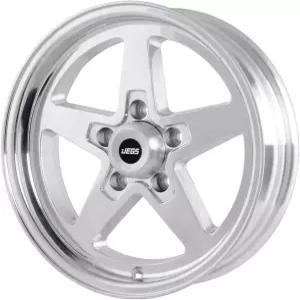 JEGS SSR 스타 알루미늄 휠 15 u201D x 4 5 4.75 볼트 패턴 간격 -19mm 오프셋 1.75 백스페이스 광택 3.27
