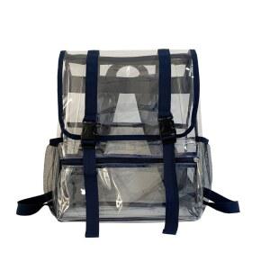 야구직관가방 야구장 투명 숄더백 검은 방수 PVC 소형 가슴 신발 검정작은 배낭