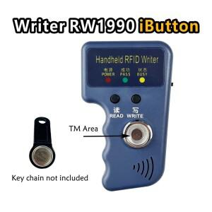 RW1990 TM 복사기 RFID 리더기 TM1990 DS-1990A I 버튼 핸드 헬드 125KHz T5577 EM4305 EM4100 키 태그 카