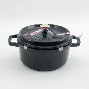 스타우브 B품 원형 꼬꼬떼 블랙 22cm 인덕션 주물팬 무쇠 냄비