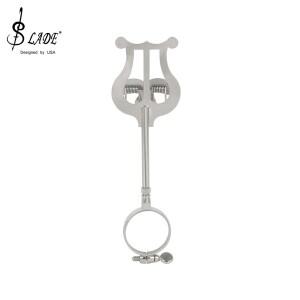 SLADE 클라리넷 마칭 밴드 거치대 시트 음악 리라 클립 휴대용 메탈 스탠드 목관 악기 부품 및 액세서리