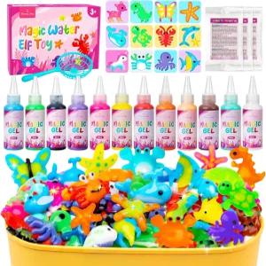 엘레오노어의 일기 아쿠아 요정 워터 젤 키트 용 매직 엘프 장난감 크리에이티브 메이커 3~12세 남아 여행