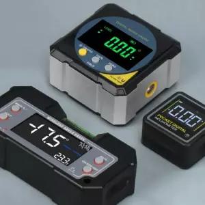 전자 수평계 디지털 레이저 수평기 수평 레벨 계 수평대 측정공구 고정밀 경사계 정밀 기