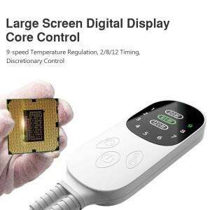 라온식 12V 발열 매트 플러시  히터 매트리스 온도 조절기 여행용 겨울 바디 워머 RV SUV 차량용 전기 담요