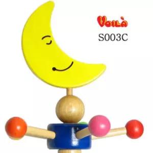 고급 원목 어린이용 옷 행거 아이 스탠드 옷걸이 키즈 브알라 아동 별님 스탠드형 우드 가방 걸이 아이방