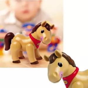 아기 안심 소재 돌리면 소리나는 포니 말 동물 인형 유아 호기심 자극 소근육 감각 발달 톨로 장난감 돌쟁