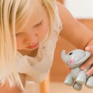 아기 안심 소재 돌리면 소리나는 코끼리 동물 인형 유아 호기심 자극 소근육 감각 발달 장난감 돌쟁이 2돌