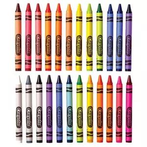 손에 안 묻는 24색 크레파스 색칠 공부 크레욜라 일반 크레용 어린이집 유치원 생일 선물 크래용 엄마표 미