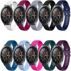 마이클 코어스 여성 MKGO 5E 43mm와 호환 초핏 시계줄 클래식 걸쇠가 있는 소프트 실리콘 스포츠 손목 밴드