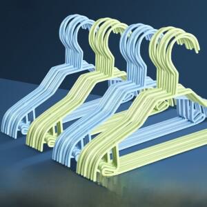 미끄럼 방지 아동 의류 걸이 아기 건조 랙 차 꽃 미니 소형 소형 옷 Tracel 다기능 플라스틱