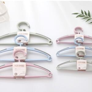 두꺼운 넓은 어깨 플라스틱 옷 걸이 흔적 없음  건조 가정용 의류 지원 북유럽 스타일 성인 옷장