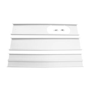 AB47-휴대용 창 어댑터 슬라이드 키트 플레이트 조정 가능 에어컨 실용적인 바람막이