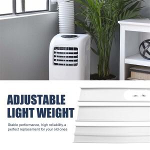 ELEG-휴대용 창 어댑터 슬라이드 키트 플레이트 조정 가능 에어컨 실용적인 바람막이