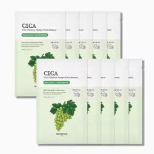 스킨푸드 마스크팩 샤인머스캣 시카 진정팩 수분 10매