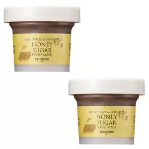 스킨푸드 워시오프팩 푸드마스크 허니슈가 보습팩 2개