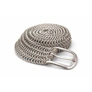 중세 체인메일 허리 벨트 - 기사, LARP 및 역사 재현용 알루미늄 갑옷